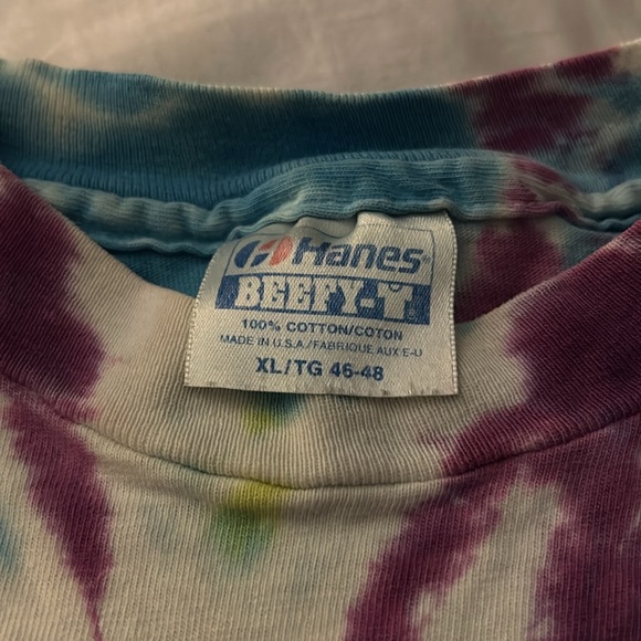 Heaven and Hell Vintage Tie Dye Tee Single Stitch Yin Yang - Picture 4 of 5